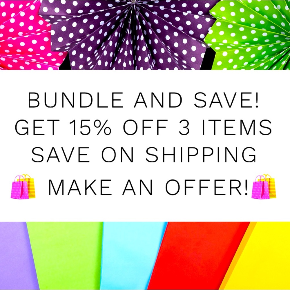 Bundle 3 Items for 15% off!